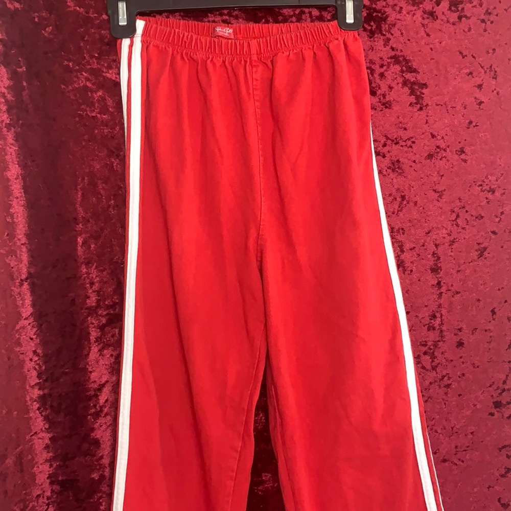 John Galt (Brandy Melville) red cotton track pants 1sz